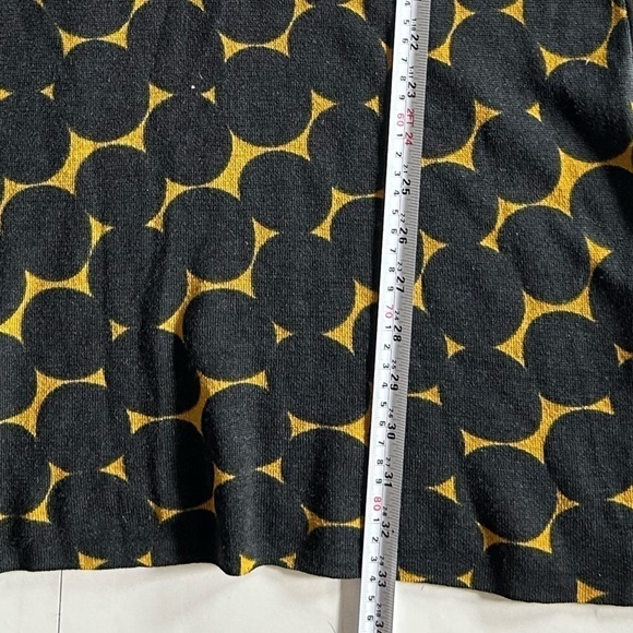 Twin Set Simona Barbieri 100% wool dress size S knitted circle pattern - Picture 6 of 11